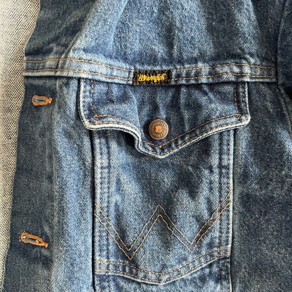 Wrangler Vintage Oversized Jean Jacket - Picture 2 of 3